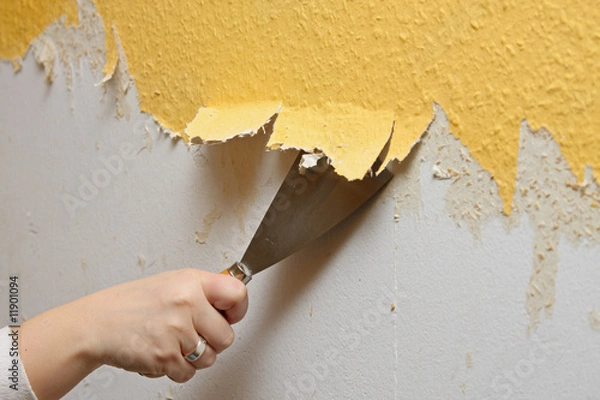 Obraz Tapeten abkratzen