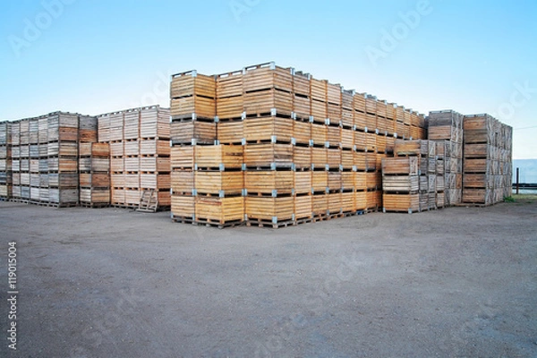 Fototapeta Boxes outdoors