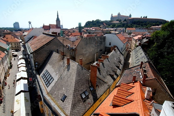 Obraz Bratislava, Slovakia rooftops