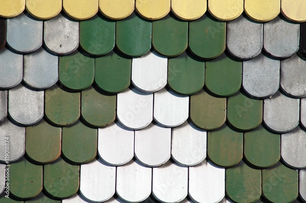 Obraz Vienna's Stephansdom Roof Tiles