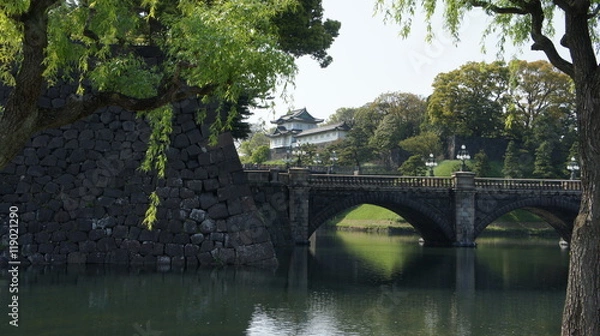 Obraz Reflection of the bridge.