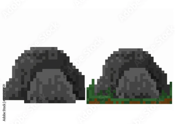 Fototapeta stones texture for pixel game