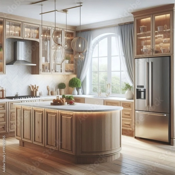 Obraz U Shaped Ample counter space and storage ideal for larger kitche