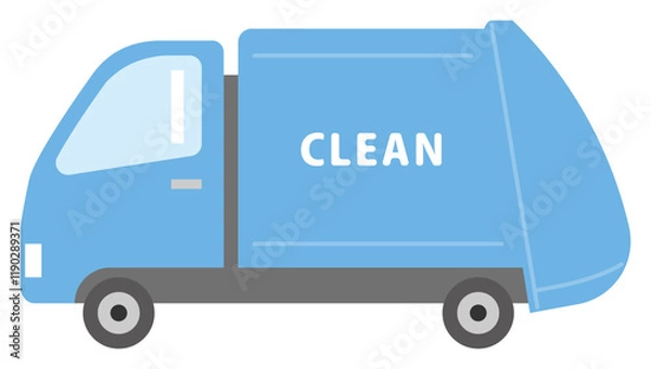 Obraz ゴミ収集車のイラスト