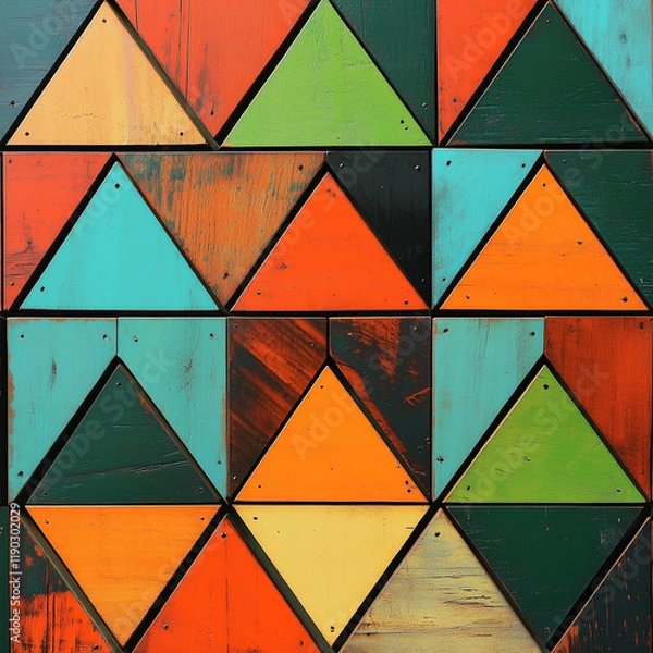 Obraz The texture of wood in various forms