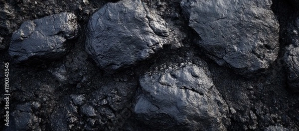 Fototapeta Dark gray stones texture background.