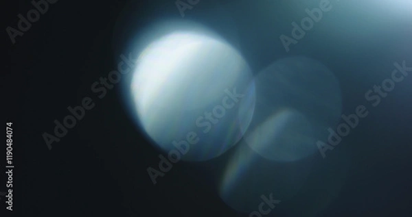 Obraz real lens flare through glass effects for overlay