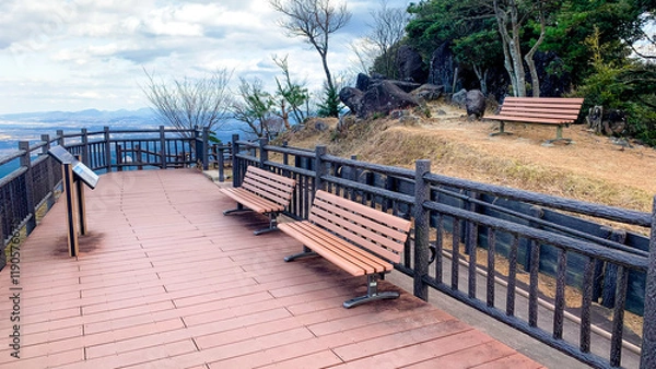 Fototapeta 八面山 天空の道展望所