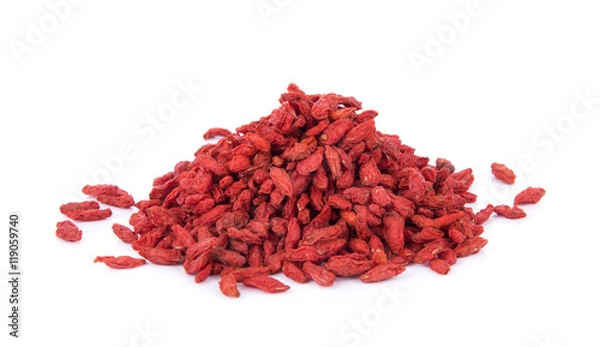 Obraz Wolfberry  isolated on white background