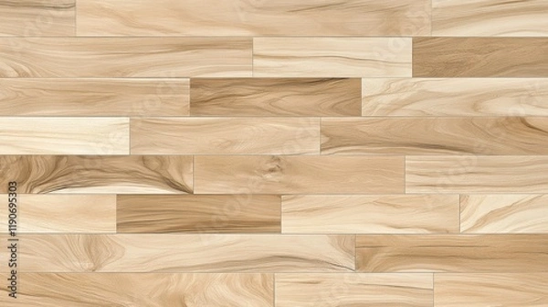 Fototapeta Light Wood Texture with Natural Grain for Background or Design Use