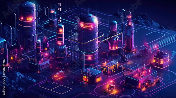 Fototapeta Superb Explore the applications of edge computing in enhancing IT services and reducing latency