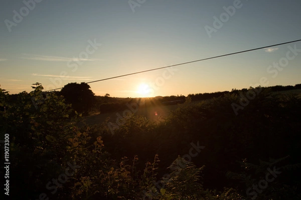 Obraz Sunset Cornwall