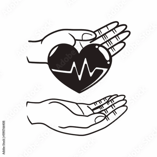 Fototapeta Every donation and act of kindness extends a helping hand, spreading love and transforming lives and communities.