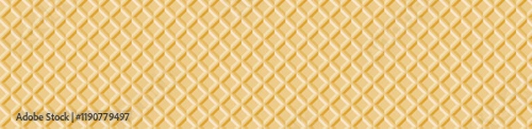 Fototapeta waffle seamless pattern tile ice cream cone texture background