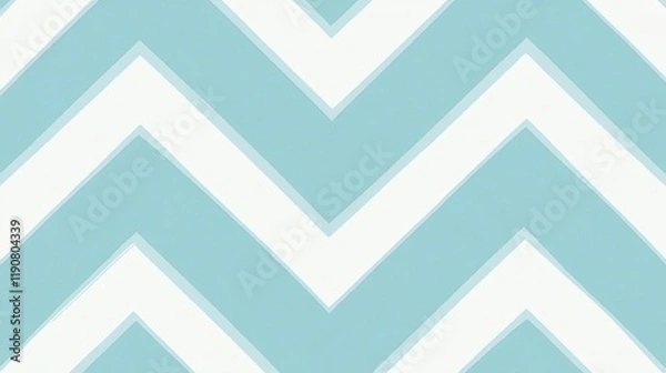 Fototapeta Abstract Blue and White Chevron Pattern Design