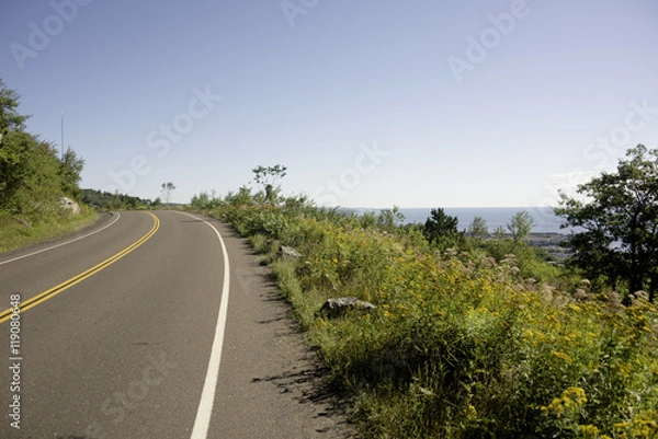 Obraz Skyline drive in Duluth, Minnesota.