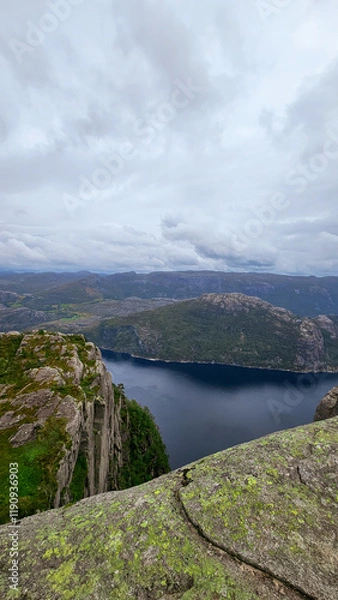 Fototapeta view of the lake