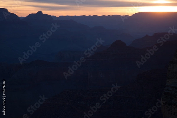 Fototapeta Canyon Sunrise