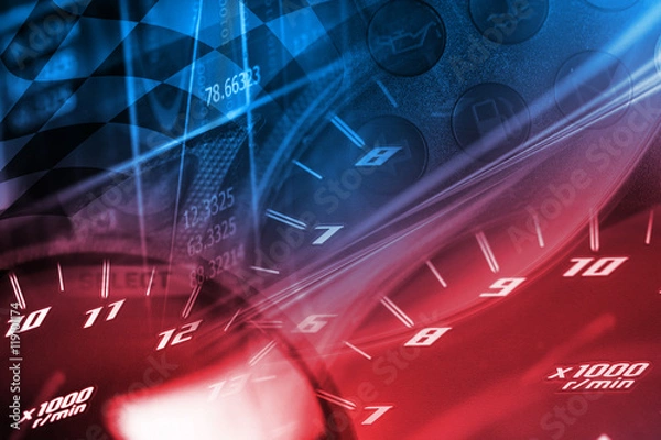 Fototapeta Racing Background