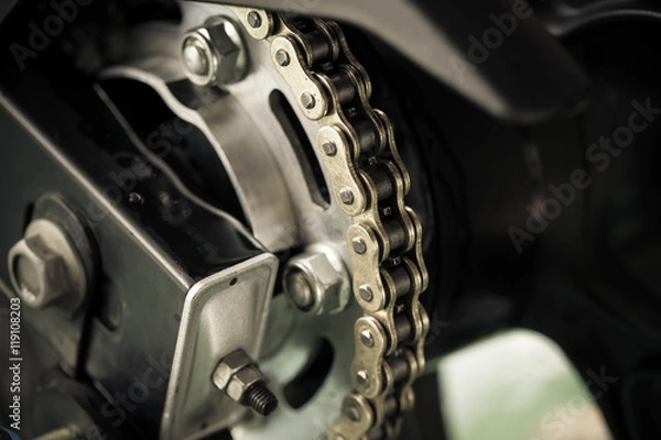 Obraz motorcycle chain