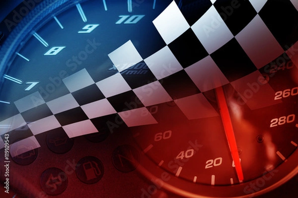 Fototapeta Racing Background