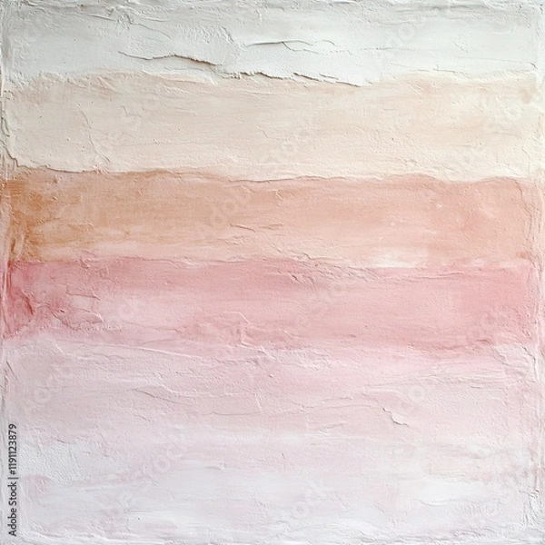 Fototapeta Elegant minimalist artwork featuring a serene pastel gradient background with a subtle textured overlay showcasing a modern contemporary design in a calming tranquil aesthetic