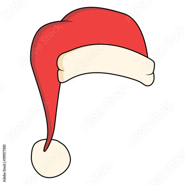 Fototapeta Christmas Santa Hat