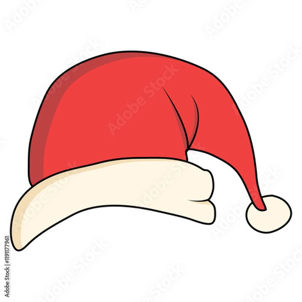 Fototapeta Christmas Santa Hat