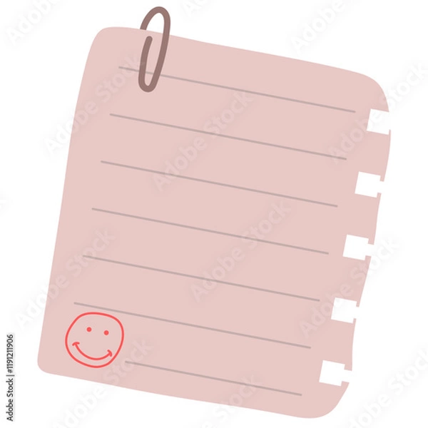 Obraz Paper Notes Illustration