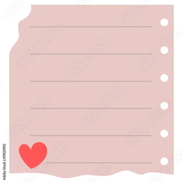 Obraz Paper Notes Illustration