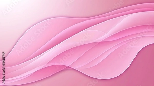 Fototapeta Abstract Pink Wave Design Soft Elegant Background