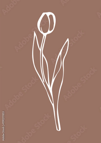 Fototapeta colors print for design on the background of Mocha Mousse color - color of the year 2025 according to Pantone
