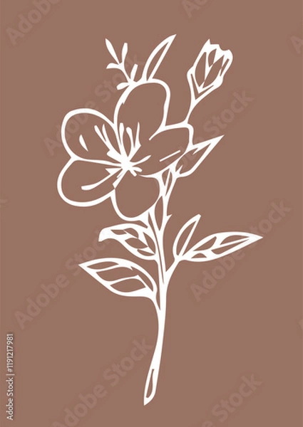 Fototapeta colors print for design on the background of Mocha Mousse color - color of the year 2025 according to Pantone
