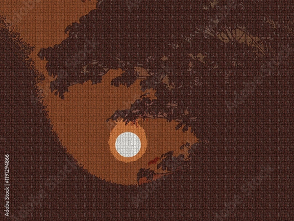 Obraz Paper texture background of Sun