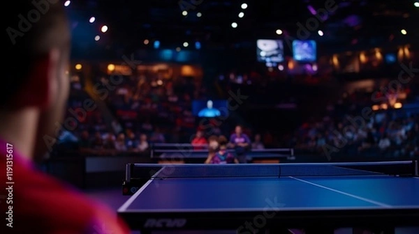 Obraz Table Tennis Tournament: A Player's Perspective