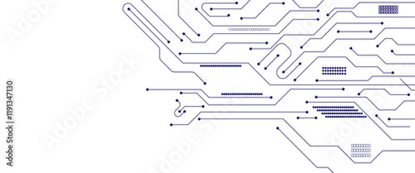 Fototapeta Vector High-tech technology background. Circuit board, Abstract modern digital science technology futuristic circuit board.