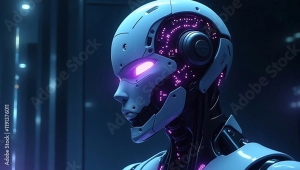 Obraz Futuristic robot
