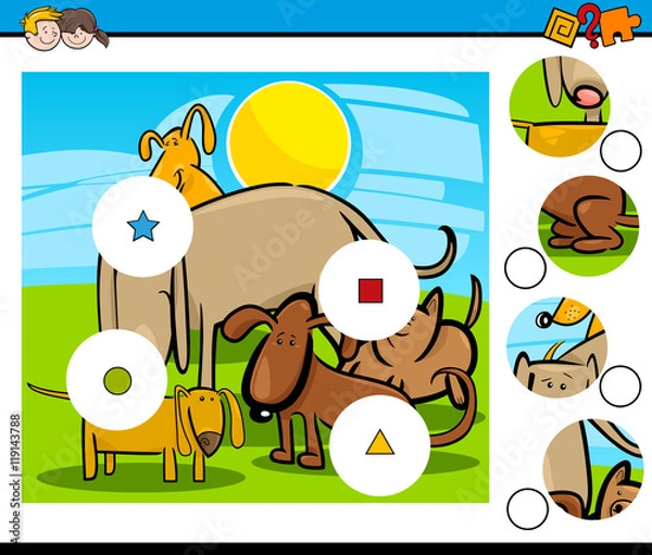 Obraz match the pieces task