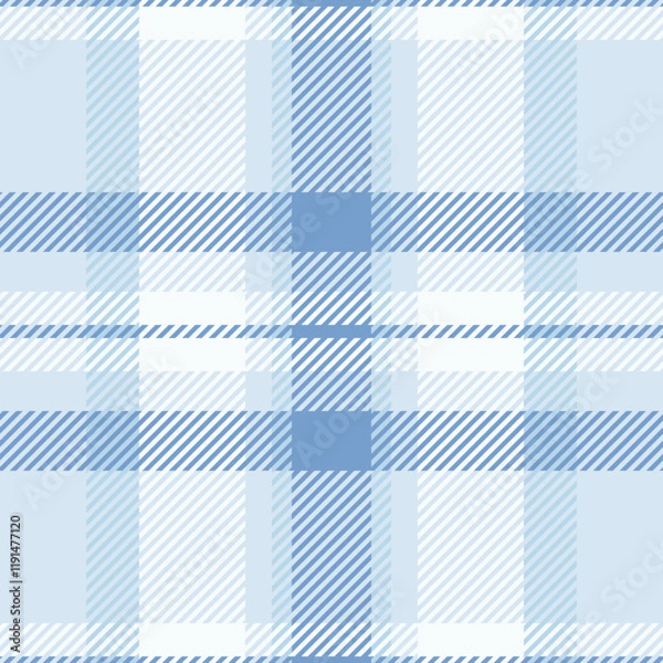 Fototapeta Textile design of textured plaid. Checkered fabric pattern swatch for shirt, dress, suit, wrapping paper print, invitation and gift card.