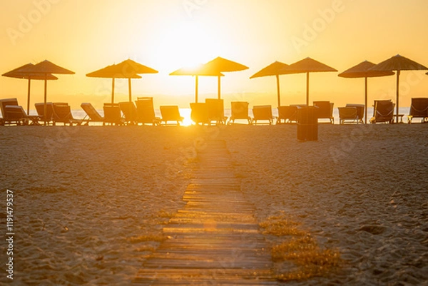 Obraz Sunrise on the beach