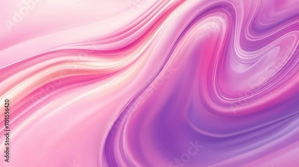 Fototapeta Abstract Valentine's Day Background with Swirling Pink and Purple Hues