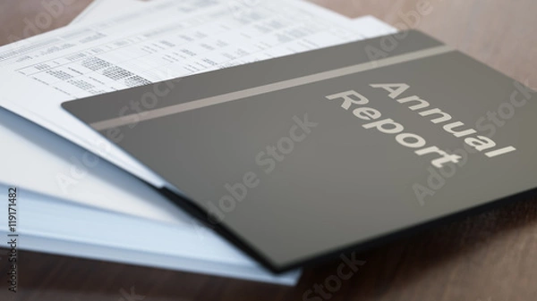 Fototapeta Annual Report