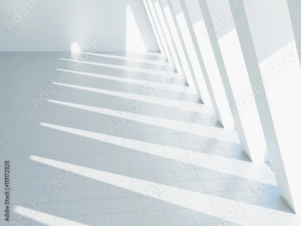 Obraz Empty White Hall