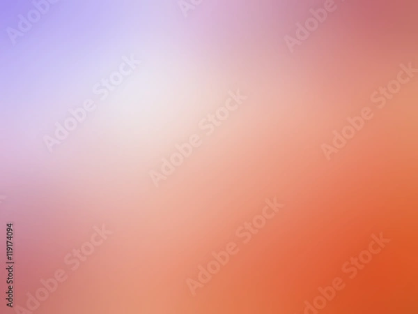 Obraz Abstract gradient orange purple colored blurred background