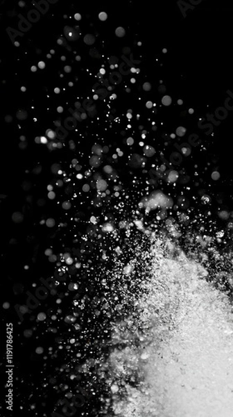 Fototapeta Abstract Monochrome Burst: A Study in Light and Shadow, Texture and Form in Black and White Photography