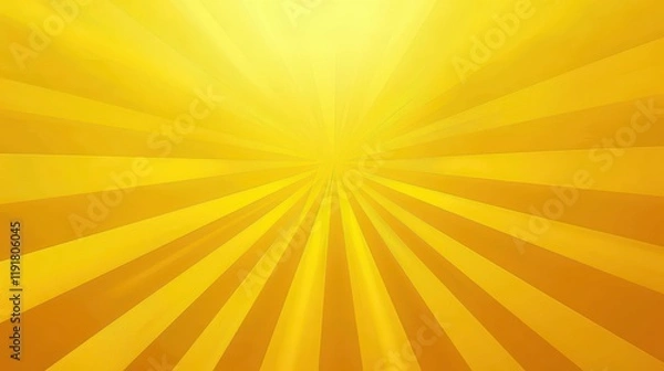 Fototapeta A vibrant sunburst pattern radiating from the center, conveying warmth and positivity.