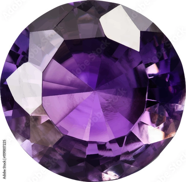 Obraz アメジスト 1つ 誕生石