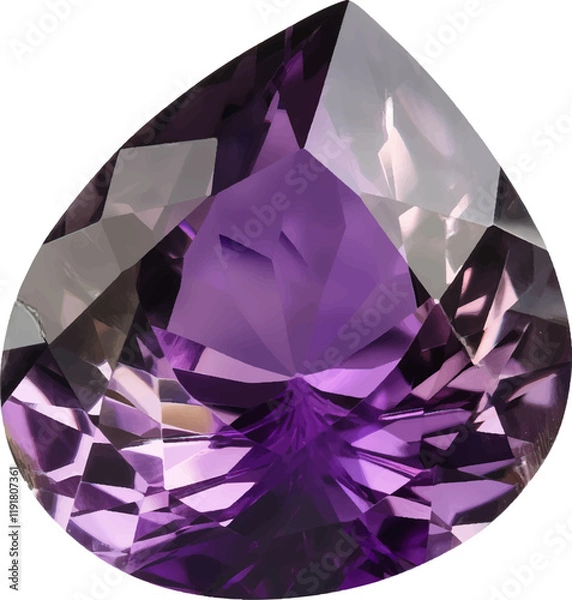 Fototapeta アメジスト 1つ 誕生石