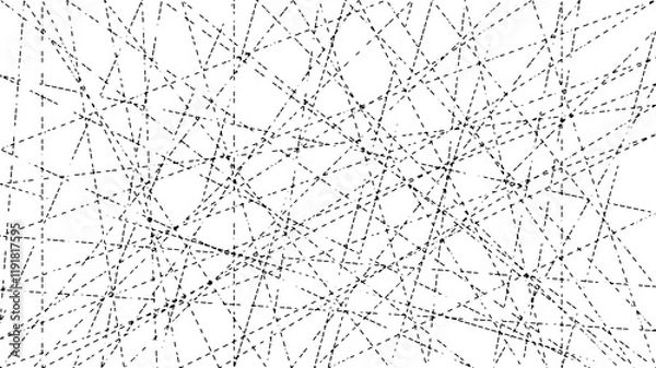 Fototapeta Perfect random abstract lines grunge  for background