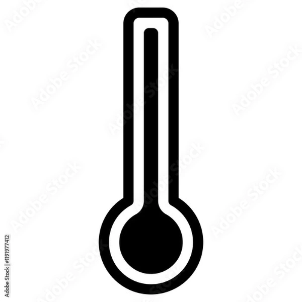 Fototapeta 온도계 아이콘
